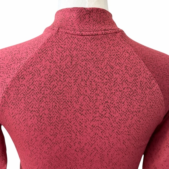 Lululemon Rest Less Cropped Half Zip Mulled Wine Herringbone Fade 2 - Picture 7 of 16